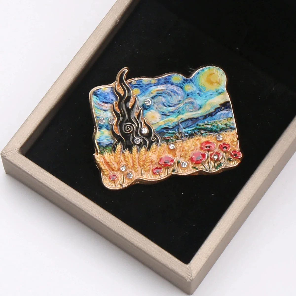 Baroque Luxury Lion Portrait Bow, Flowers, and Rice Field Motif Men's and Women's Brooch, Jewelry and Fashion Accessories