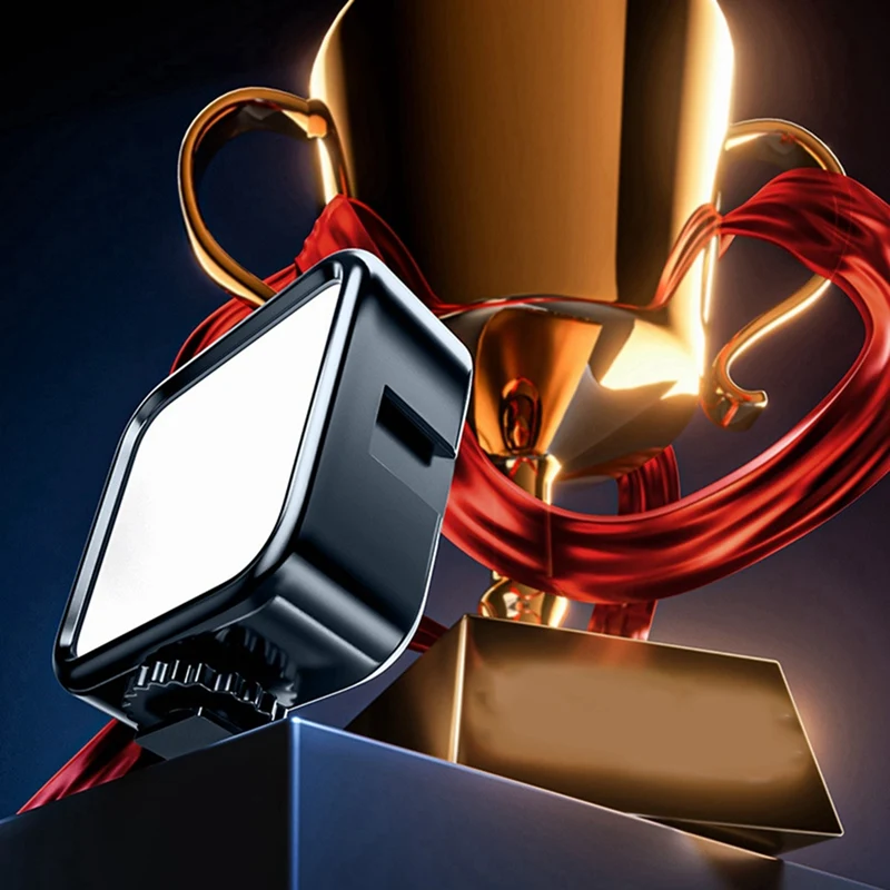 Mini RGB كامل اللون ملء الضوء LED المحمولة الغلاف الجوي الفيديو الضوئي لكاميرات SLR وكاميرات الفيديو