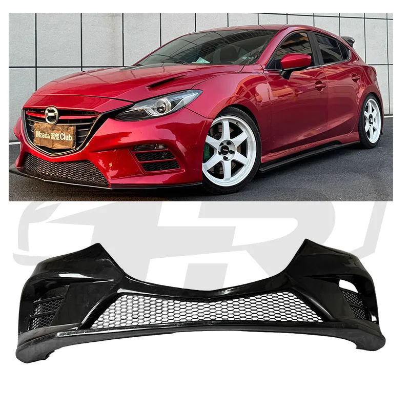 

A Power Style Front Rear Bumpers Side Skirts Body Kit for Mazda 3 Axela 2014-2019
