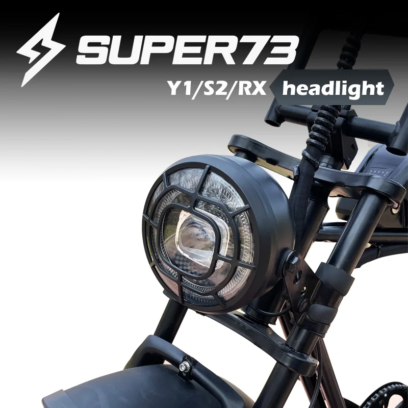 

Фары Super73 Y1/S2/RX, передние фары, электрические фары, модифицированные аксессуары для электромобилей Super73