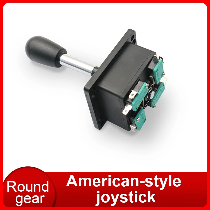 Neuer schwarzer amerikanischer Joystick-Stick im Happ-Stil mit langem Schaft und Mikrosc haltern 4/8-Wege-Griff für Arcade-Jamma-Spiel maschinen teile