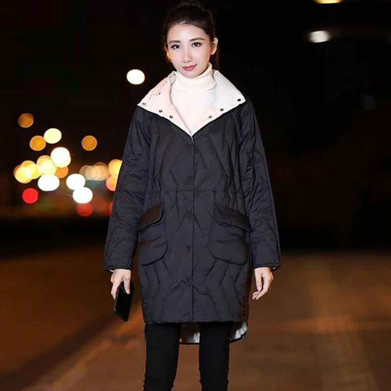 

Изысканный белый ду-пух Jaet, женский Sli, легкий, средней длины, для поездок на работу, из полиэфирного волокна, тонкая пуговица...