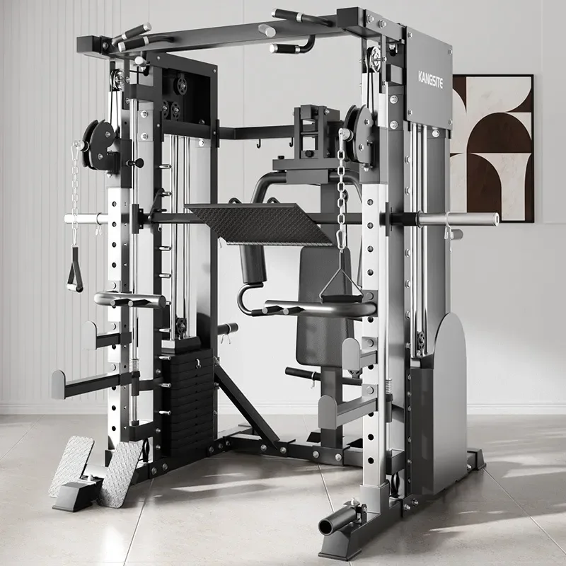 for Smith Machine Comprehensive Strength Trainer Fitness Home Multi Functional Bird Gantry Frame Bench Press and Squat