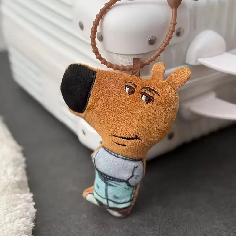 

Anime Cute Funny Chill Guy Cosplay Key Chain Animal Plush Cotton Doll Bag Pendant Keychain Jewelry Keyring Accessories Xmas Gift