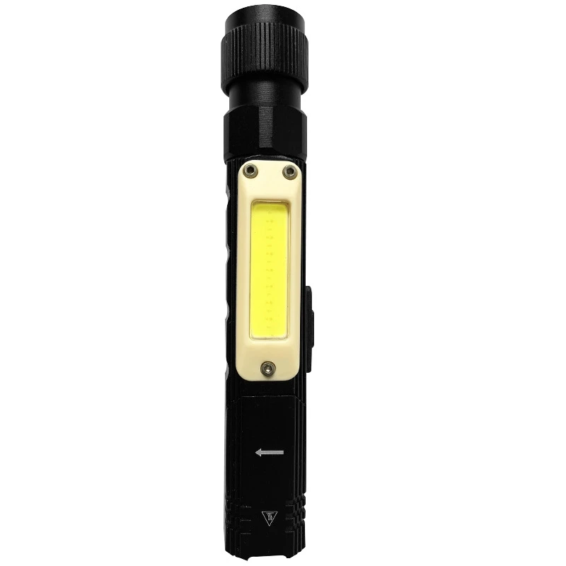 

Foldable Flashlight High Brightness Rechargeable Multifunctional Aluminum Alloy Magnetic Head Work Flashlight Small Model