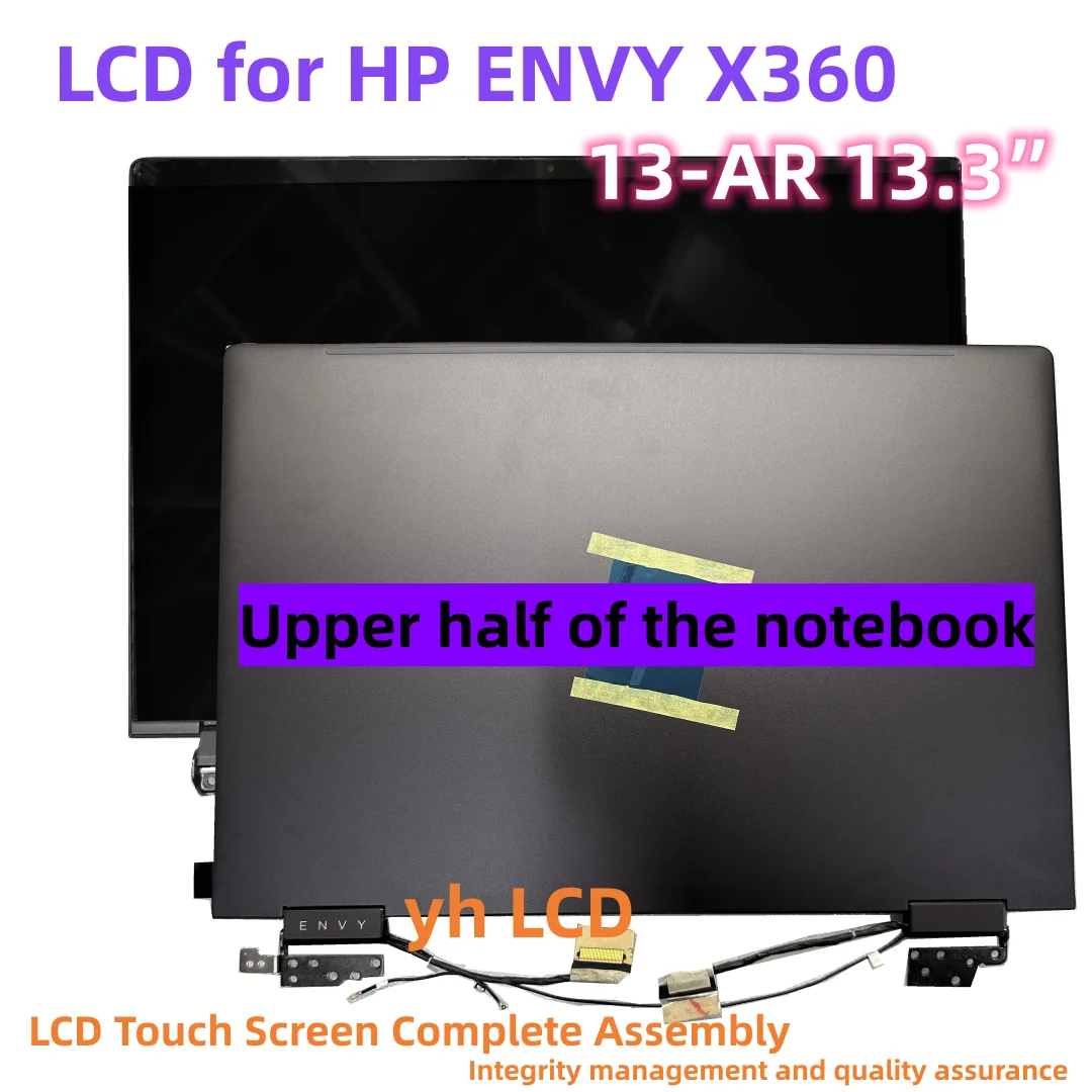 L53431-001 For HP ENVY x360 13-AR LCD Display Touch Screen Digitizer For HP x360 13-AR  LCD Touch Screen Upper of Half Display
