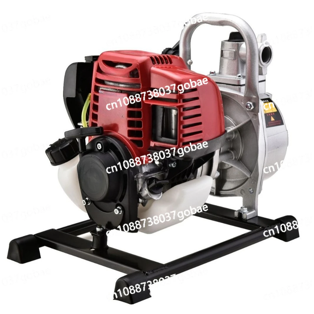Four-stroke booster pump pump Small household vegetable garden watering high-lift self-priming pump