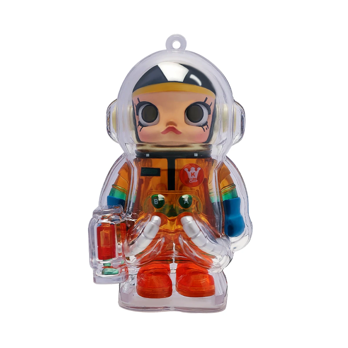 Original Case Space Mega Molly 100% Transparent Protective Casing Astronaut Treasures 1 And 2 Generation Display Box Girl Gift