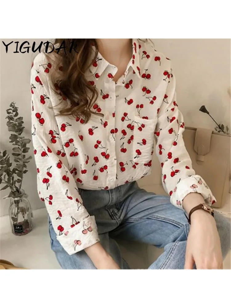 New 2024 Spring Fashion Women\'s Shirt Long Sleeve Ladies Top Fashion Ruched Stand Collar Single Breasted Simple sweet Shirt