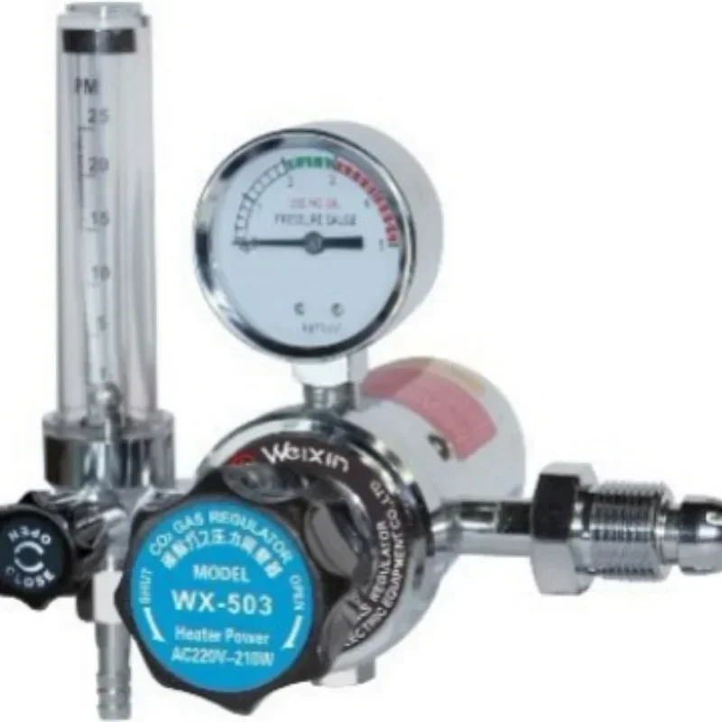 Energy-saving Carbon Dioxide CO2 Gas Pressure Reducer WX-503 Adjustable Pressure Gauge CO2 Single-stage G5/8