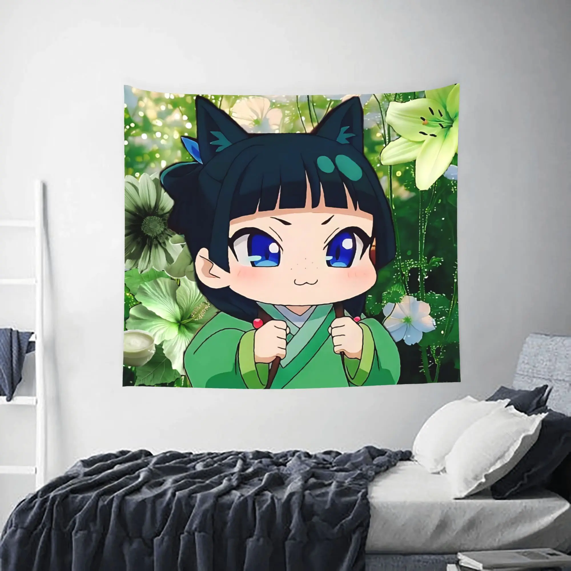 Customized The Apothecary MAOMAO Tapestry Room decoration  Home Decoration Tapestry Decor Accessories Cute Room Decor