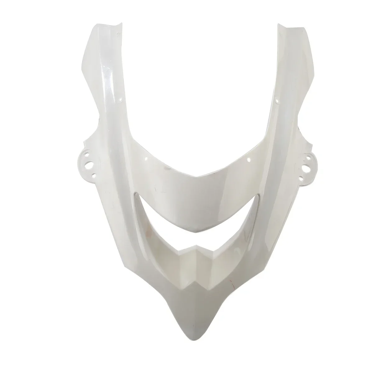 

For Kawasaki Ninja ZX10R ZX 10 R 2004 2005 Unpainted White Motorbike Parts Upper Top Front Fairing Cowl Nose