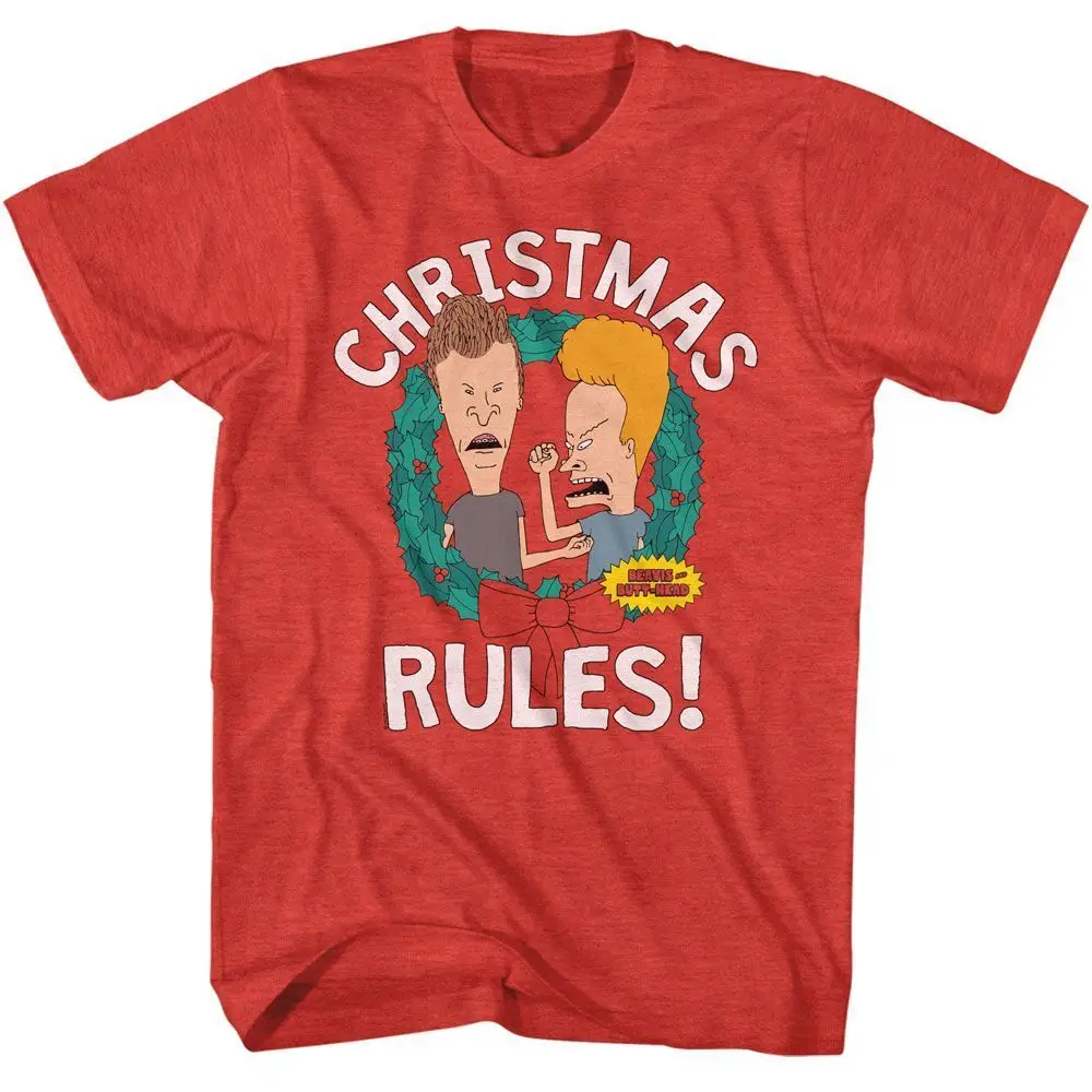 Beavis And Butthead Christmas Rules Tv T Shirt