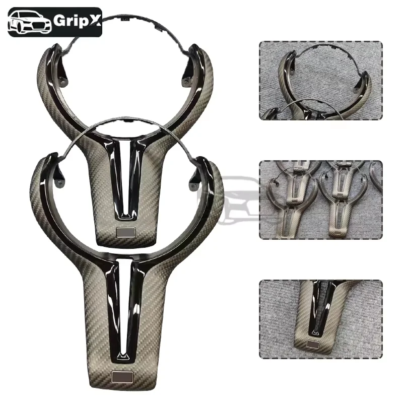 

Suitable for BMW F30 F01 F06 F10 F11 F20 F22 F31 F32 F36 M2 F87 Sport Performance Carbon Fiber Steering Wheel Cover Trim M-Type
