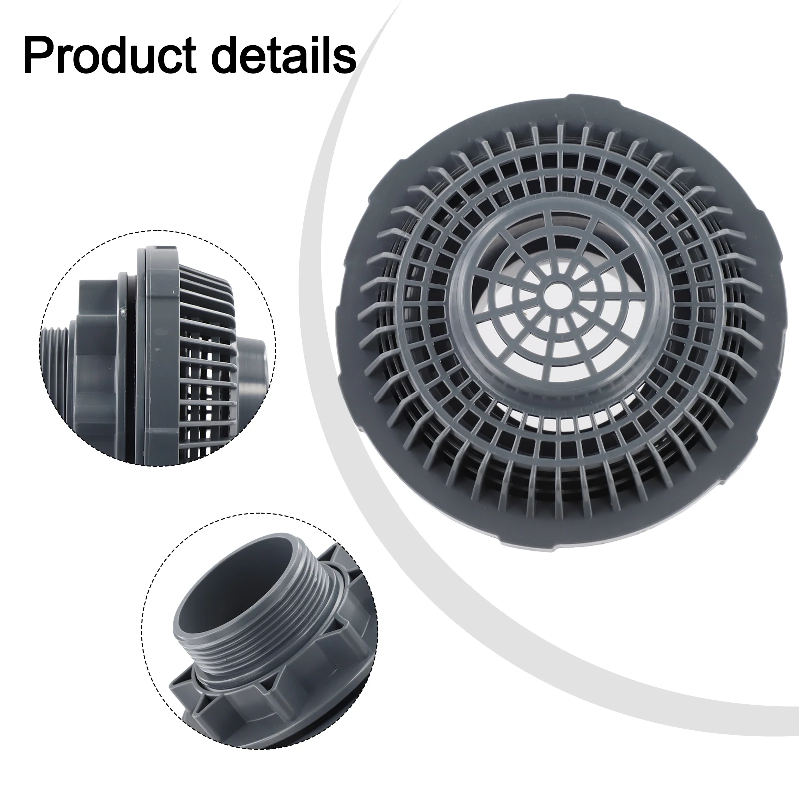 For Pool Owners 38mm Pool Filter Compatible Pool Filter System Constructed From Robust Materials Designed For 38mm Connection