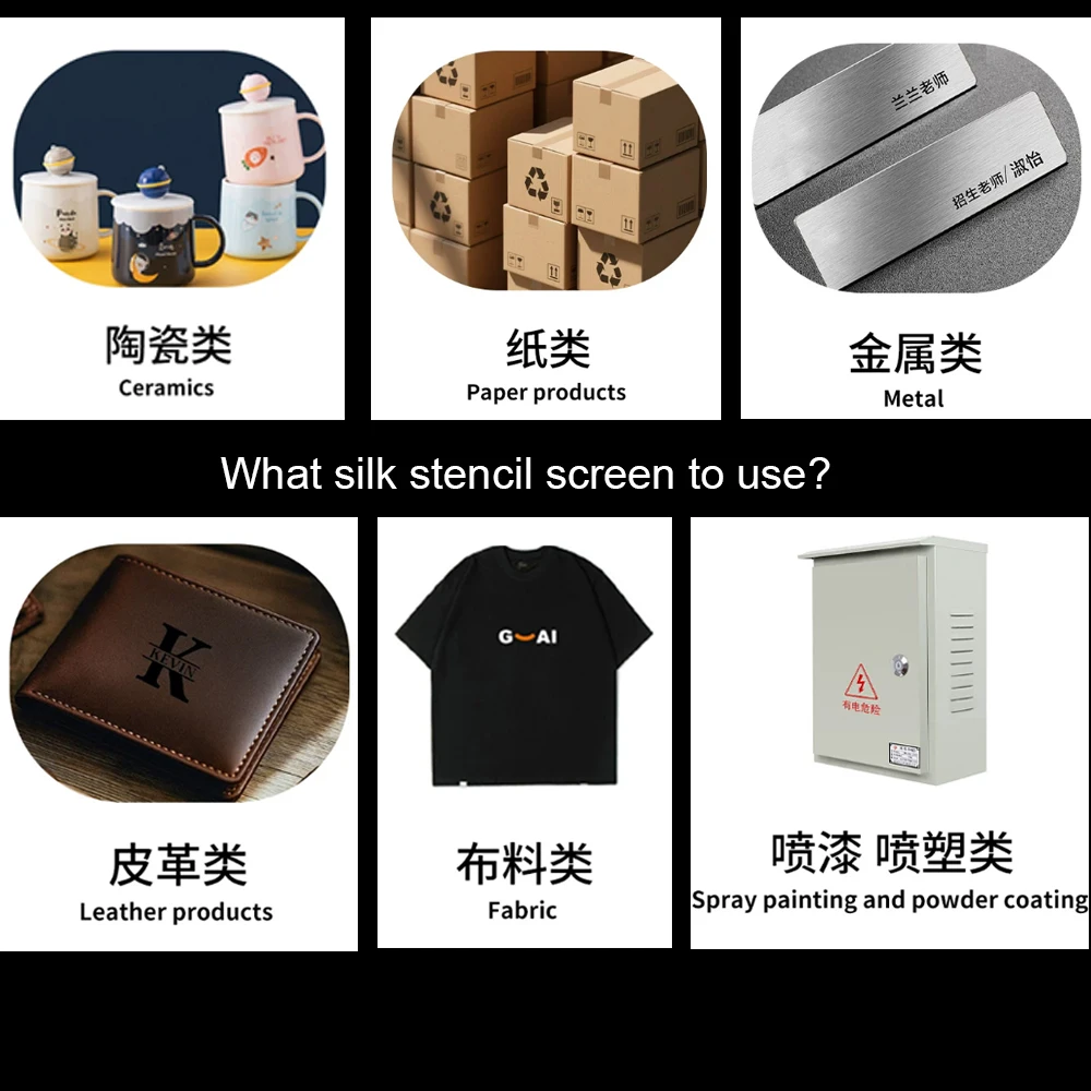 DIY Stencils Custom Screen Printing Frame Custom-made Silk Screen Printing Stencil Wooden Frame Screen with Your Own LOGO Design