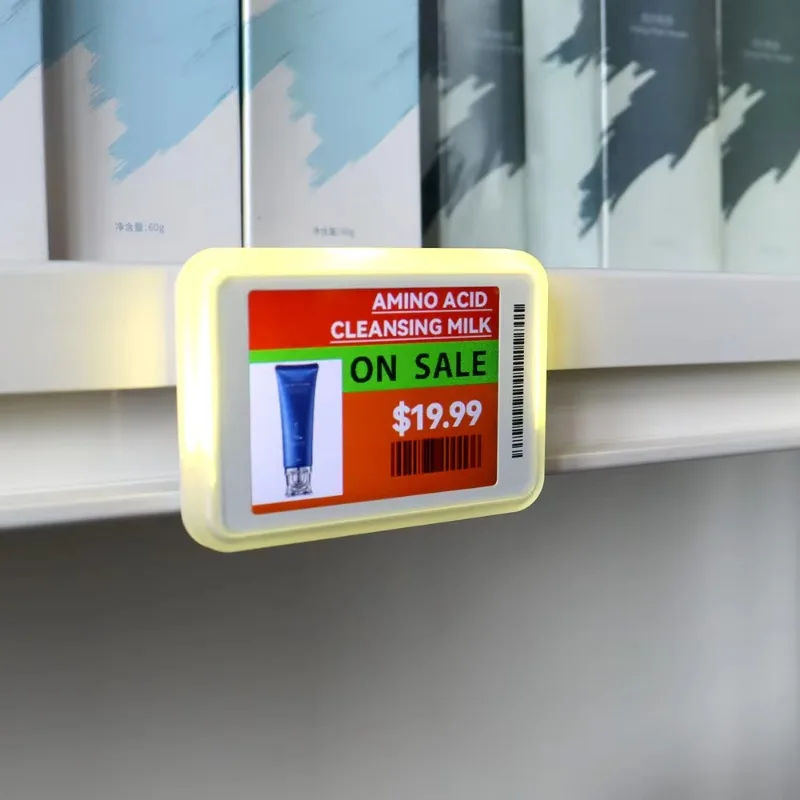 2.4inch Animated Full-color ESL Sliding Rail LCD Electronic Shelf Label  Digital Price Tag for Retail Supermarket