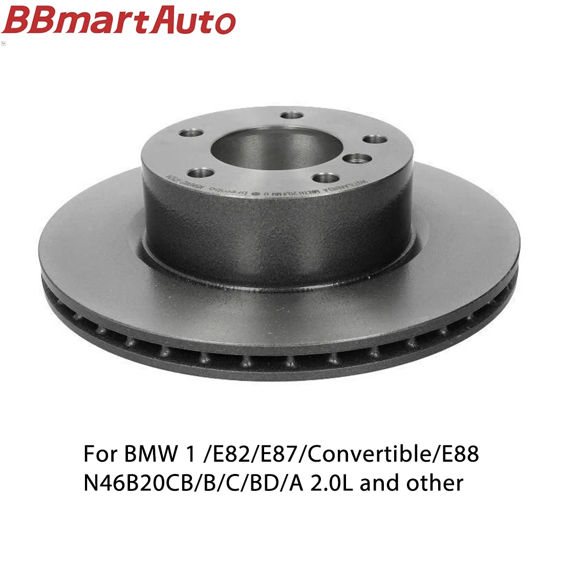 

34116854997 2pieces front brake disc for BMW 1 /E82/E87/Convertible/E88 N46B20CB/B/C/BD/A 2.0L.BBmart Auto Parts