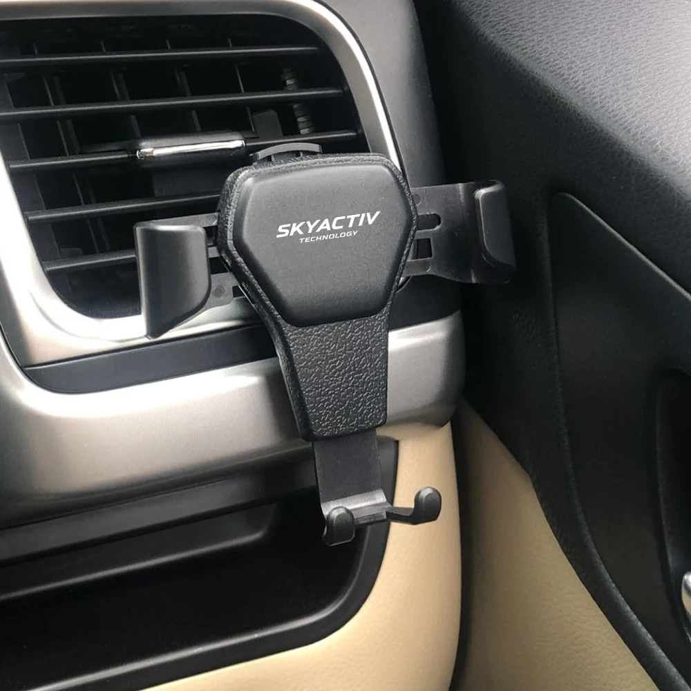 الجاذبية حامل هاتف السيارة جبل دعم الملحقات الداخلية لمازدا 3 Bk 6 Gg Gh Gj CX3 CX5 CX30 CX7 CX8 CX9 MX5 RX8 Skyactive