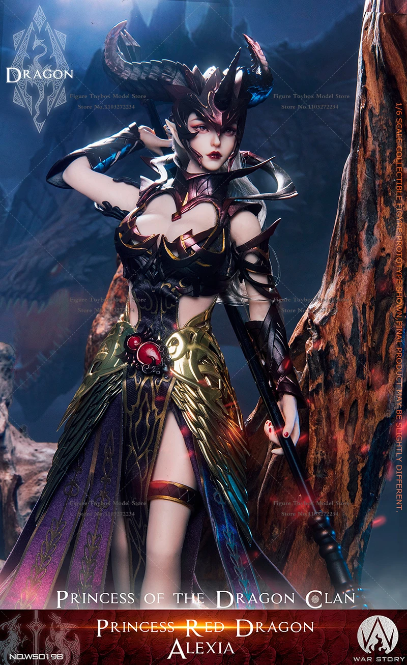 História de guerra limitada ws019 1/6 tira anastasia vermelho alexia princesa do dragão figura de ação delicada mito 12 "soldado feminino