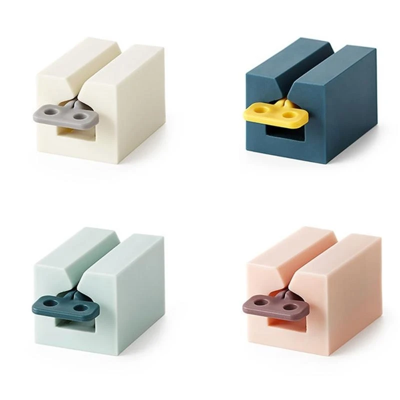 Picture 7: Toothpaste Squeezer Rolling Tube Toothpaste Squeezer with Frosted Handles Toothpaste Holder Stand Bathroom