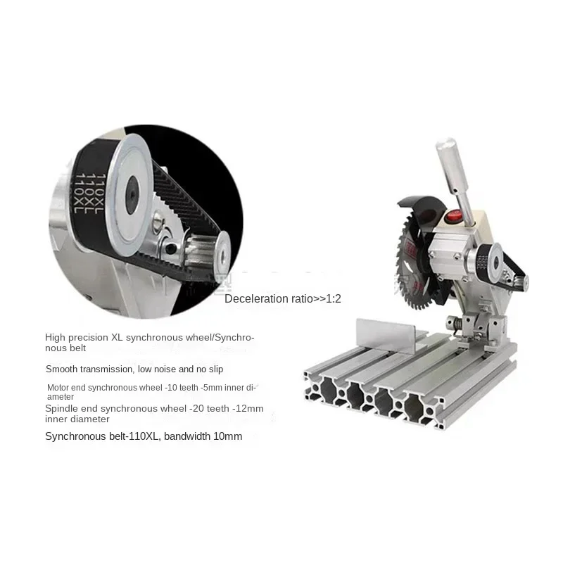 250W Mini Table Saw 795 Motor Metal Cutting Machine Diy Woodworking Machine 24V Electric Circular Saw Aluminum Cutting Machine