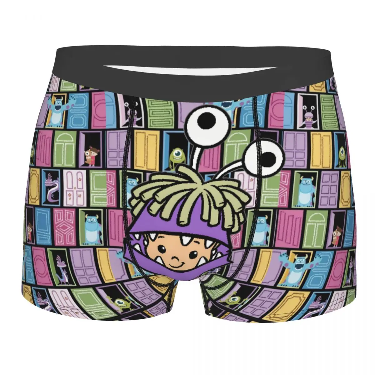 

Нижнее белье университета монстров на заказ, мужские эластичные трусы-боксеры, шорты, мягкие трусы для Homme