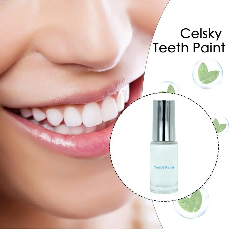 Tooth Paint Natural Color Corrector Tooth Enamel Paint Effective Tooth Polish For Home Travel Removes Tea Stains Yellow Stains