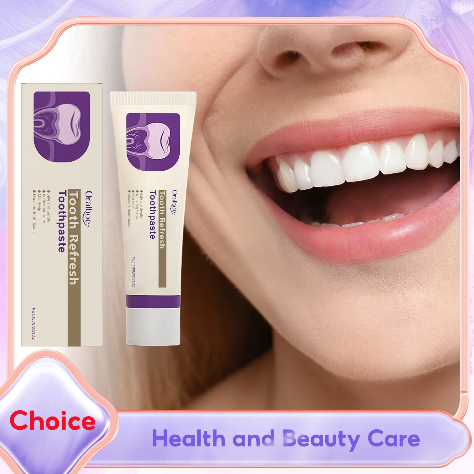 

Whitening Toothpaste Teeth Cleaning Coffee Stain Remover Improve Bad Breath Prevent Caries Refresh Mint Flavor Oral Hygiene Care