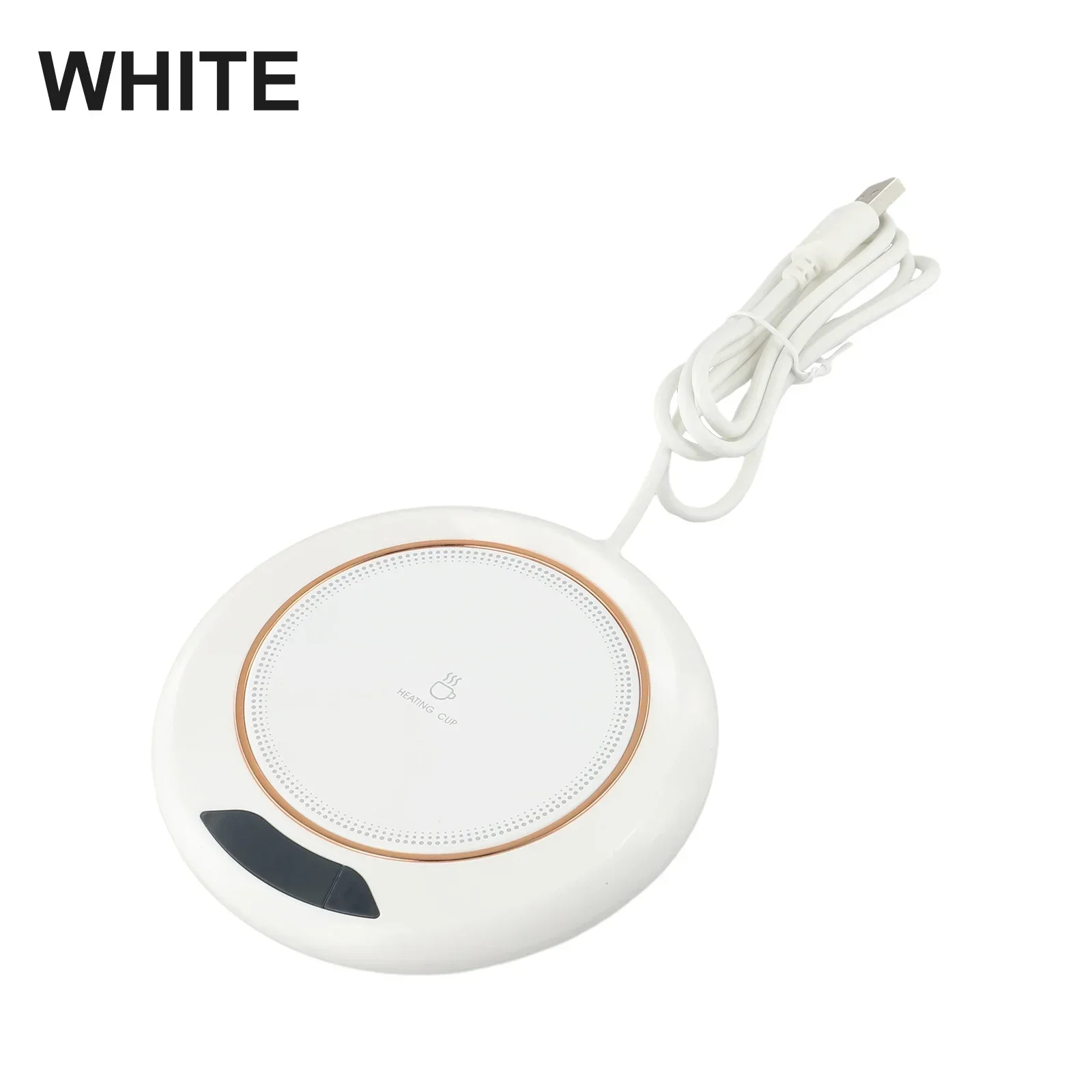Coffee Mug Warmer Constant Temperature USB Connection White ABS And Stylish Package Content Pcs Coffee Mug Warmer