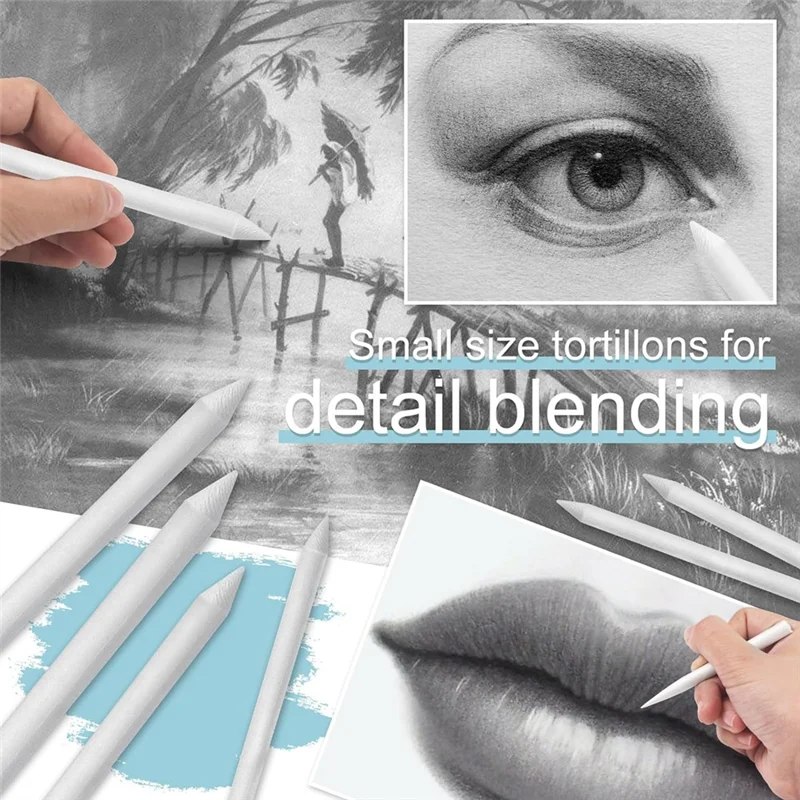 Смесительные колья для рисования, палочки для смешивания тортильи для рисования, инструменты для смешивания карандашей для студентов-художников, эскизов