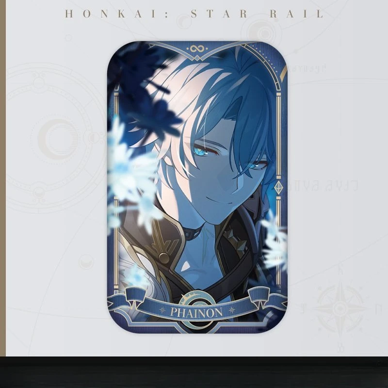 Honkai Star Rail Series 4.4x7.7cm Badge Phainon Hyacinthia Cifera Anaxagoras Castorice Aglaea Tribios Mydei Badge AMPHOREUS Pin
