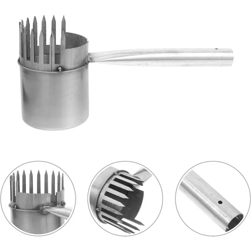 A25F-Hand Tool For Berry Harvesting-Fruit Picker With Stainless Steel Head For Blueberry And Berries For Home Garden Outdoor