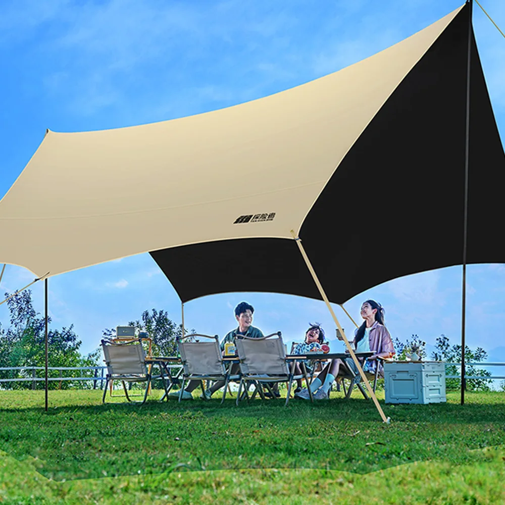 TXZ Outdoor Camping Tarp Picnic Tent Waterproof Sun Shelter UV-Protection Garden Awning Rain Fly Canopy Outdoor Pergola Supplies