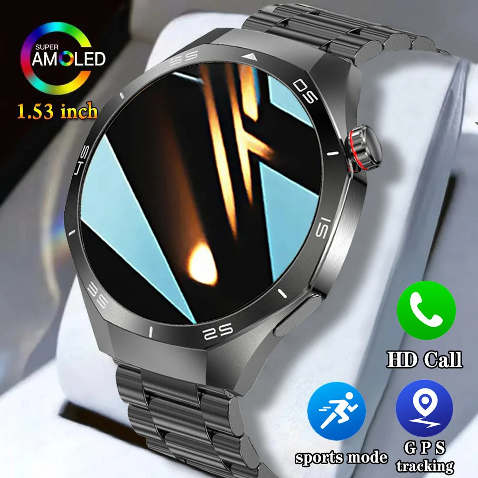 

2025 New Upgraded Version Smart Watch Men AMOLED Outdoor Fashion GPS Sports Heart rate Waterproof Bluetooth Call Smartwatches