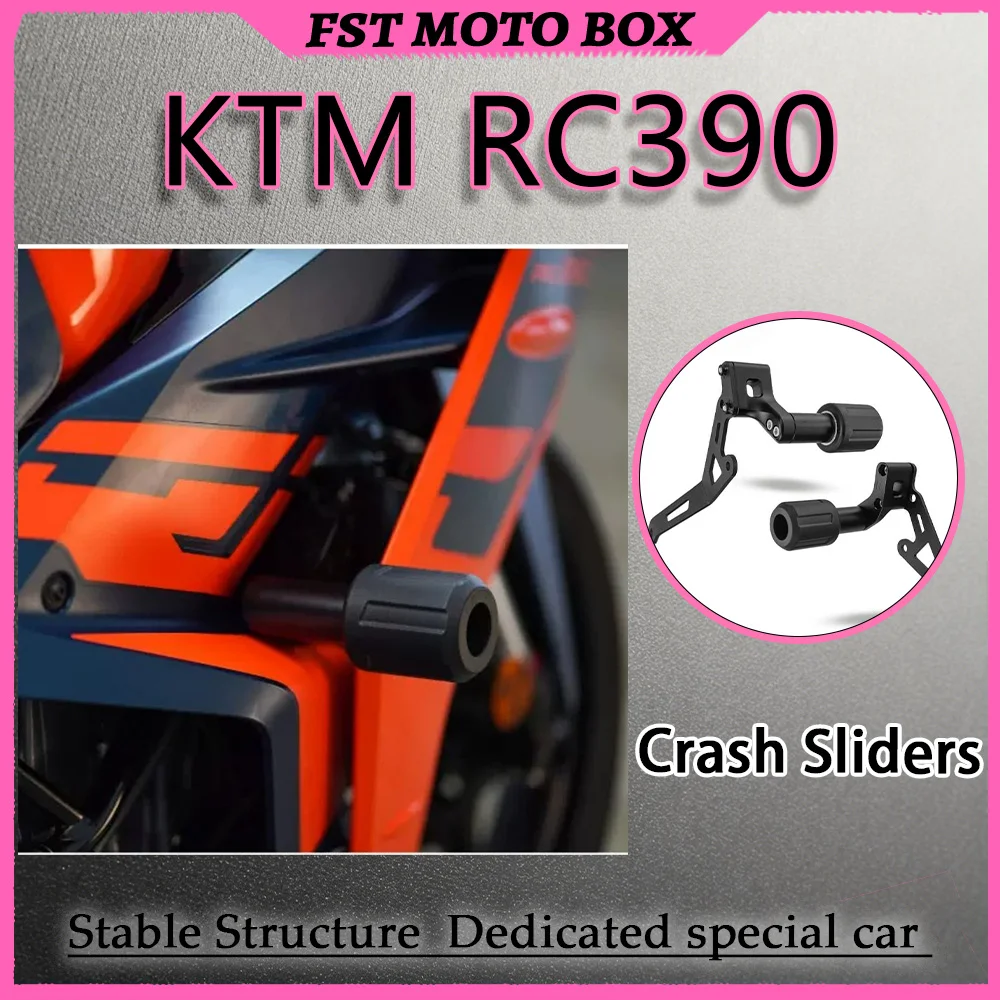 FOR KTM RC390 Race-Spec Crash Bar And Frame Sliders Lightweight High-Density Wear-Resistant Crash Pads for Enhanced Protection