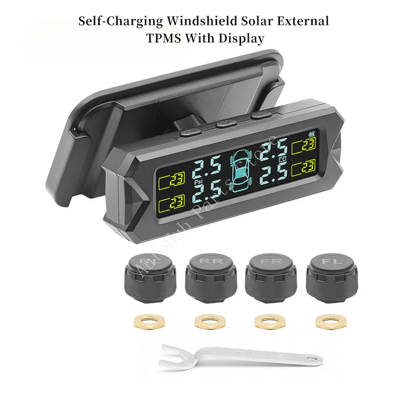 

Самозарядное лобовое стекло Солнечная внешняя TPMS с дисплеем