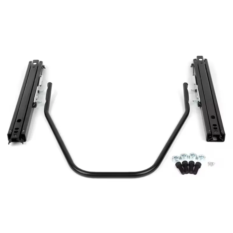 Universal Car Styling Auto Parts Iron Stainless High Strength Seat Adjustable Dual Rails Sliders Replace view 2
