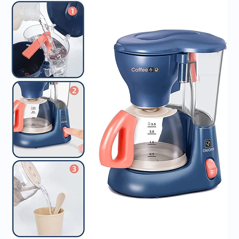 Electric Vacuum Cleaner Kitchen Toys Simulation Juice Machine Microwave Pretend Play Washing Machine Kids Household Appliances