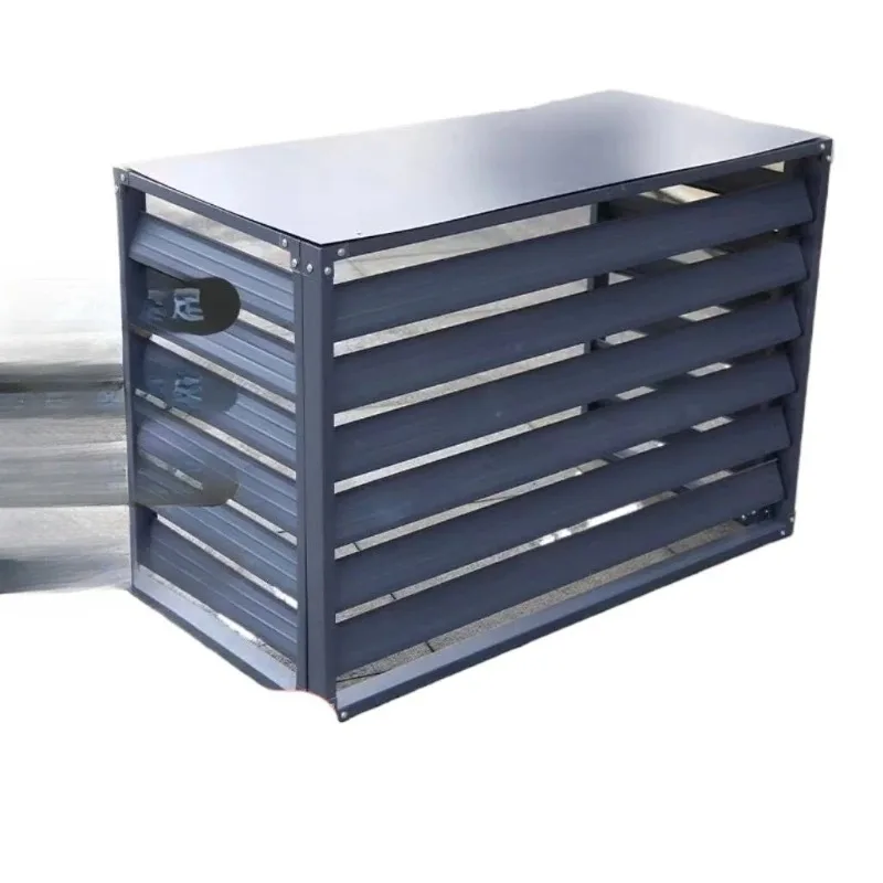 Air Conditioner External Shutter Room Rain Protection Sun Protection Grille Ventilation Shield