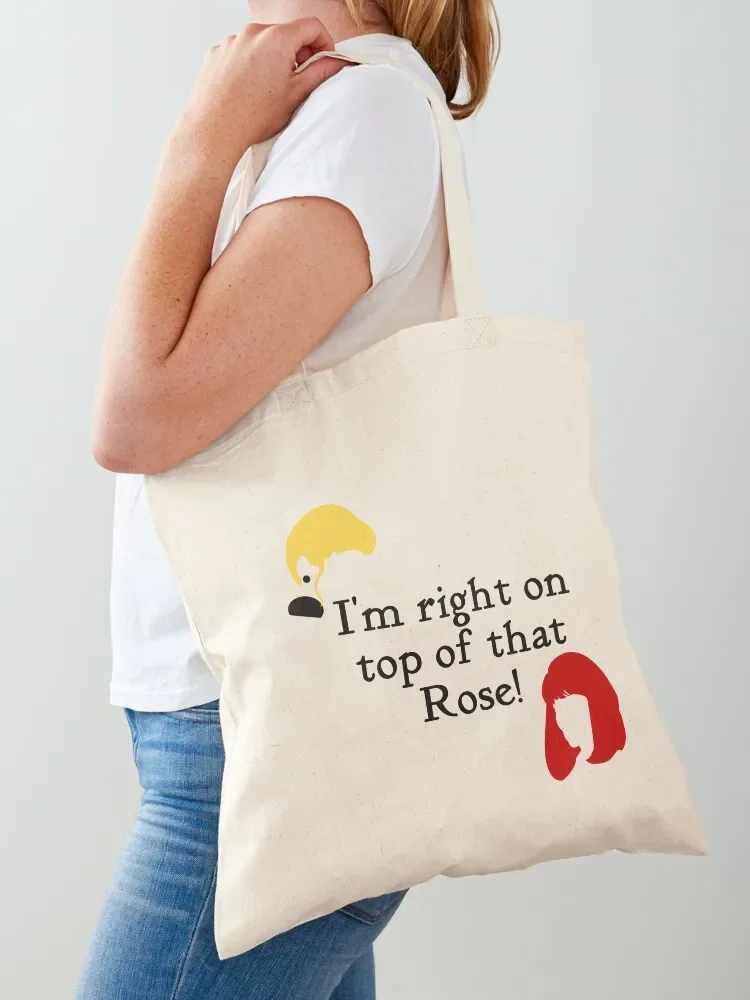 I'm right on top of that Rose || Don't Tell Mom The Babysitters Dead Tote Bag shopper bag women tote bags aesthetic Tote Bag