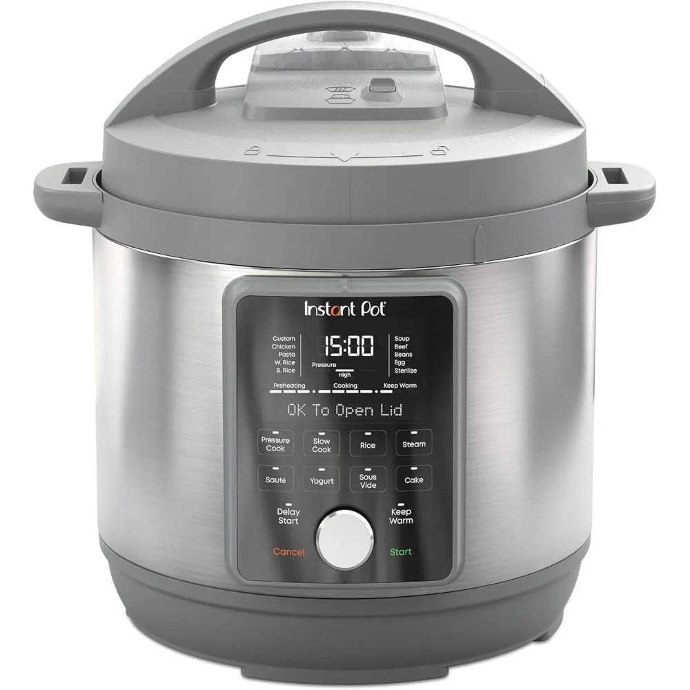 

Pot Duo Plus, 8-Quart Whisper Quiet 9-in-1 Electric Pressure Cooker, Slow Rice Cooker, Steamer, Sauté, Yogurt Maker, Warmer