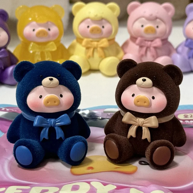 لولو بيجي تيدي حقيبة مفاجأة صغيرة Kawaii لولو بيجي عمل الشكل حقيبة غامضة لطيف تيدي أنيمي دمية صندوق أعمى اللعب الهدايا