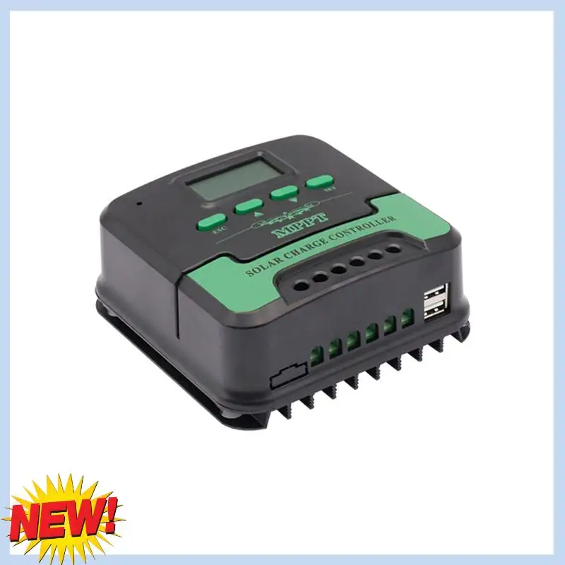 

AT14 Solar Charge Controller LCD Display Auto Lead Acid Lithium Battery Charge Solar Panel Regulator Solar 20Amp 12V/24V MPPT