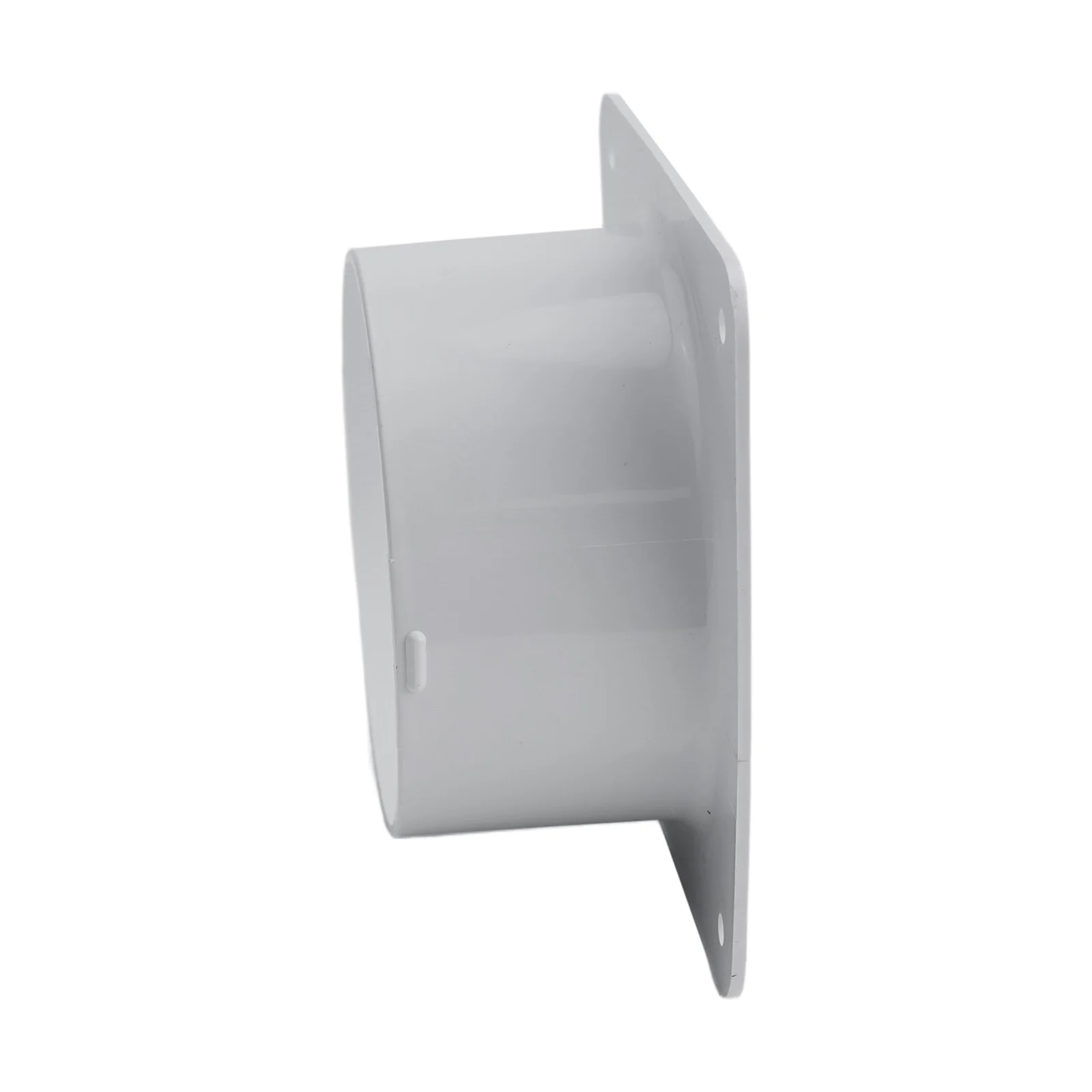Air Vent Duct Connector Flange Plastic Fitting for HVAC Systems Suitable for Indoor and Outdoor Ventilation Pipe Connections