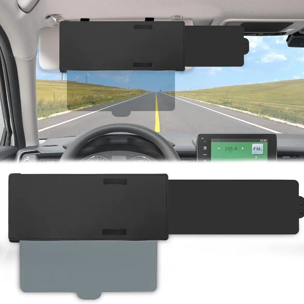 New Anti-Glare Car Sun Visor Extender UV Protection Sun Blocking Car Window Sunshade Anti-Glare Sun Blocker