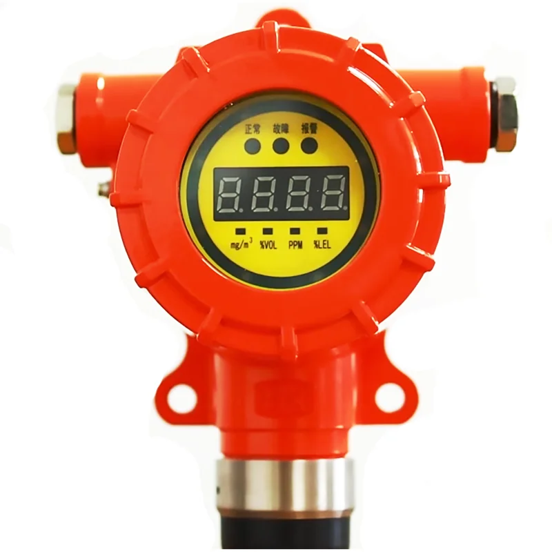 QB2000N Fixed h2s gas transmitter detector with RS485 or 4-20mA output connect with control panel by factory