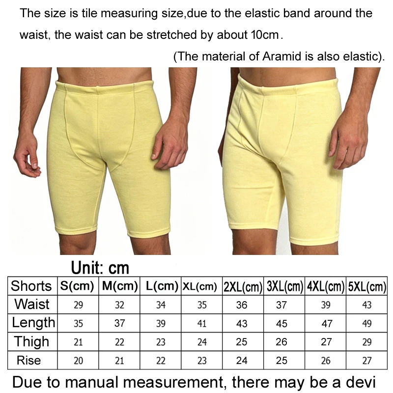 Kevlar Protective Shorts Flame Resistant Aramid Work Pants Durable Fireproof Safety Trousers Protective Clothing