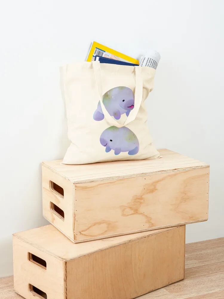 Sea cow (Sirenians) Tote Bag Women's shopper bag Shopper woman shopping bag Big women