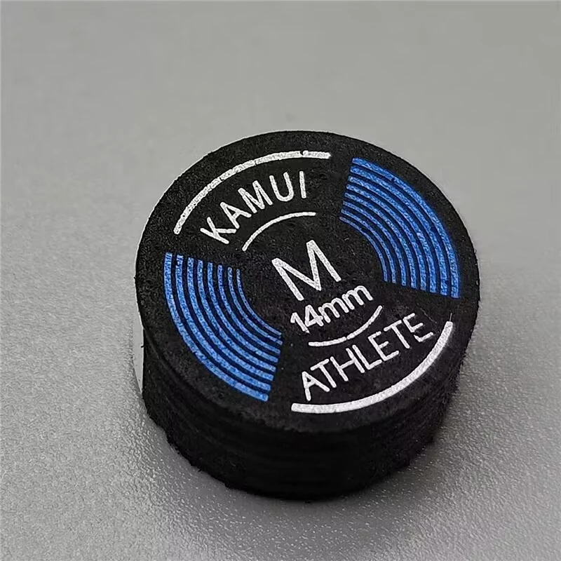 Kamui Athlete-Billiard - Punta para tacos de billar medianos de 14 mm, 100% originales